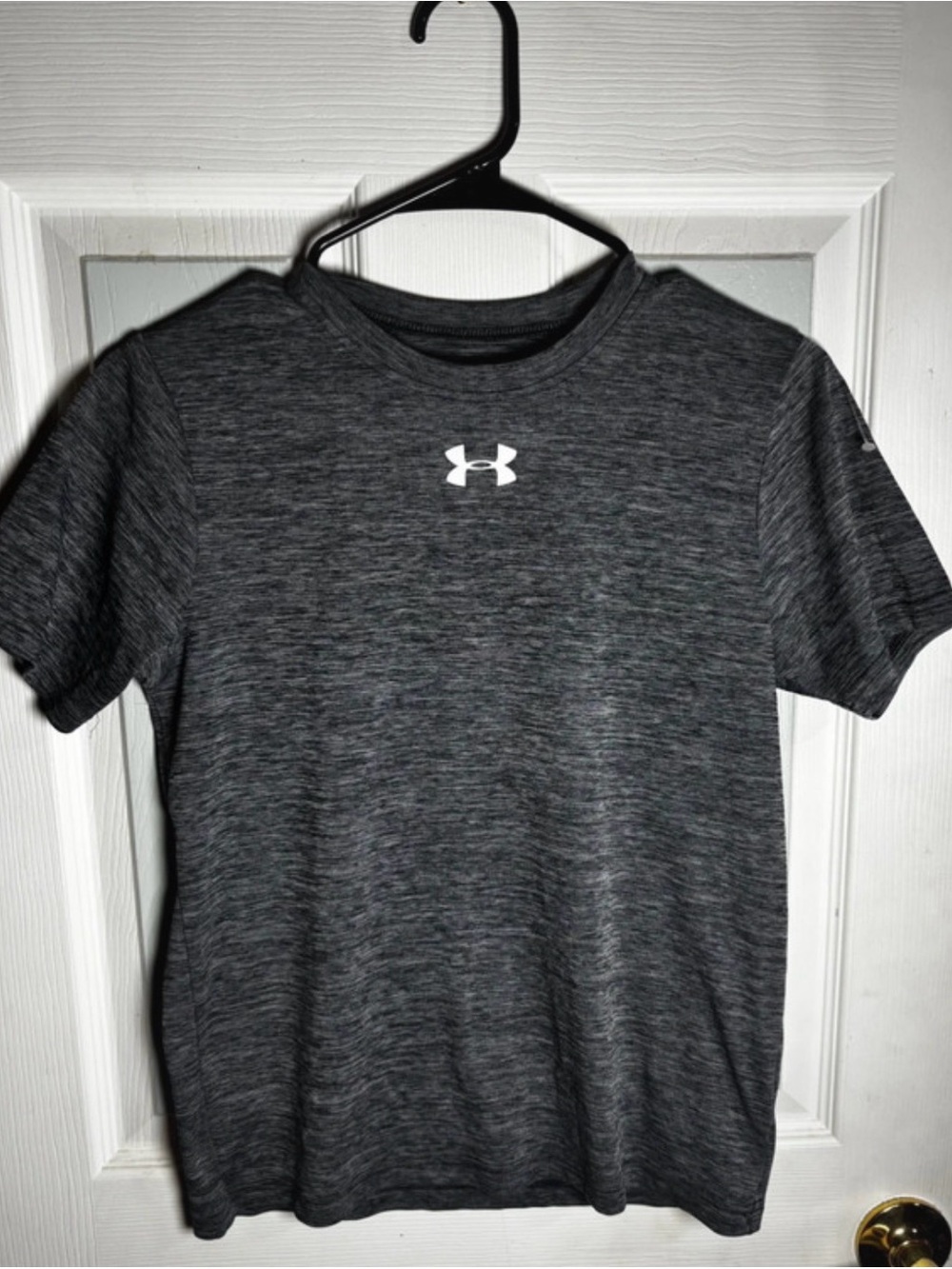Under Armour boys Gray Heather Performance T-Shirt